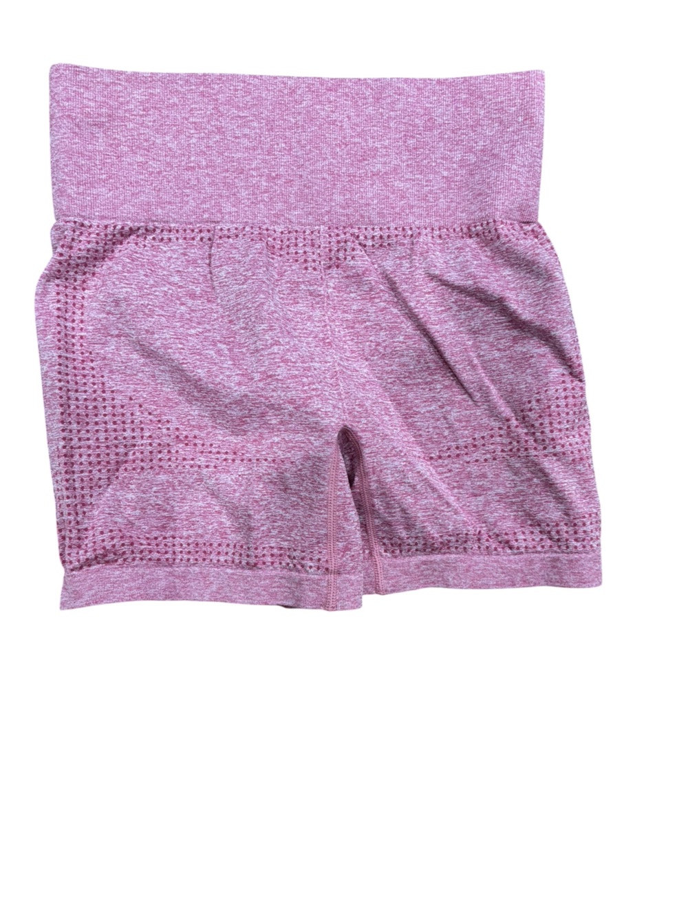 High-Waist Seamless Active Bike Shorts in Lavender Pink - Picture 3 of 4